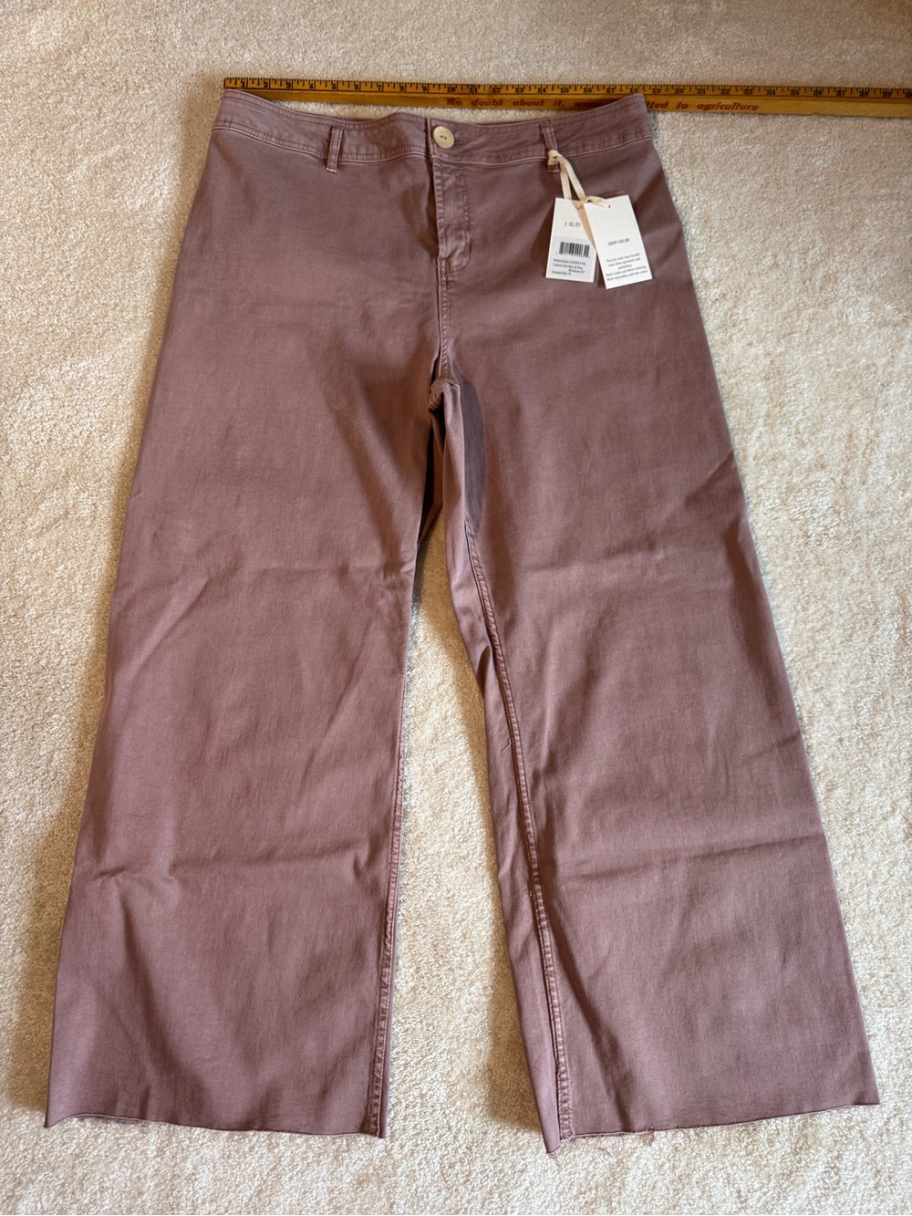 CHARLIE B Wide-Leg Jeans in Mauve